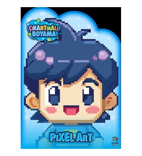 Pixel Art Zamanı – Çıkartmalı Boyama Kitabı
