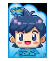 Pixel Art Zamanı – Çıkartmalı Boyama Kitabı
