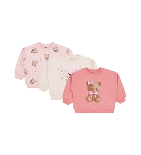 Civil Baby Ayıcık Baskılı 3'lü Set 6-18 Ay Sweatshirt - Standart
