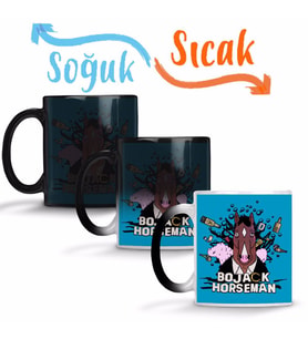 Bojack Horseman 010 Sihirli Kupa Bardak Porselen