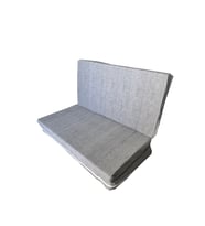 Çift Kişilik Sünger Yatak Katlanır Minder Yatak 120x195x8 CM-GRİ-Katlanır Yer Yatağı