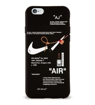 Apple iPhone 6S Plus Uyumlu Lansman Kılıf Sneakers Tasarımlı Altı Kapalı İçi Kadife Kaplı  Kapak (Şeffaf)