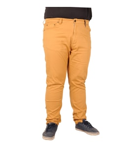 Mode XL Erkek Pantolon Keten Milano Klasik 20902 Taba