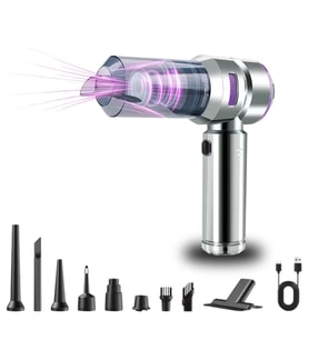 Durukar® 9 Farklı Uçlu Kablosuz Şarjlı Araç İçi Süpürge – Wireless Destekli, Güçlü Emiş, Taşınabilir