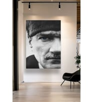 KEMAL ATATÜRK 2  KANVAS TABLO EV DUVAR SALON OFİS DÜKKAN HEDİYELİK DEKARASYON SÜSÜ
