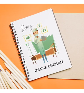 Genel Cerrah Tasarımlı Defter Kişiye Özel