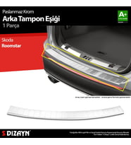 Skoda Roomstar Krom Arka Tampon Eşiği 2006-2016 A+ Kalite