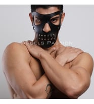 Deri Maske, Parti Maskesi, Erkek Maske, Seksi Maske (Kırmızı)