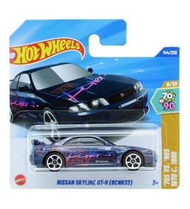 Hot Wheels Nissan Skyline GT-R BCNR33 - Siyah (1/64) 2025 Üretim