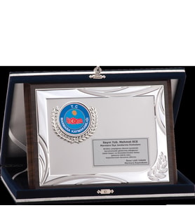 ODAK KUPA - Ahşap Plaketler - PL-123 B - 18x24 cm