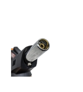 1300 Derece Profesyonel Ws-509c Pürmüz Kafa Çakmak 3 Adet Clipper Gaz ws-509c+clipper (Siyah)