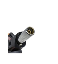 1300 Derece Profesyonel Ws-509c Pürmüz Kafa Çakmak 3 Adet Clipper Gaz ws-509c+clipper (Siyah)