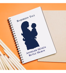 Anneler Günü Tasarımlı Defter