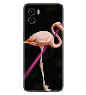Vivo Y15S Y32 Y33S Y51 Y53S Kılıf Desemli Silikon Line Filamingo 1776