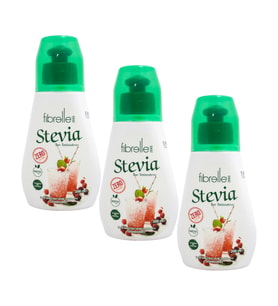 Fibrelle Stevialı Sıvı Tatlandırıcı 200 ml Stevia Bazlı 3 adet