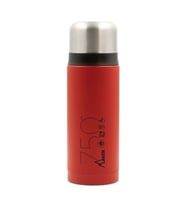 Laken Bardak Kapaklı Çelik Termos 750ml Kırmızı LK1875R