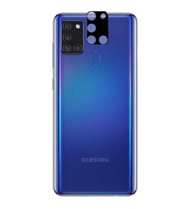 Samsung Galaxy A21S Uyumlu Zore 3D Kamera Camı (Siyah)