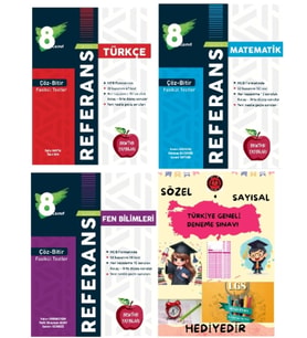 NEWTON YAYINLARI 8.SINIF ÇÖZ BİTİR REFERANS TÜRKÇE + MATEMATİK + FEN BİLİMLERİ FASİKÜL TESTLER + HED