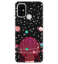 Casper Via F20 Kılıf Desenli Silikon Space Woman