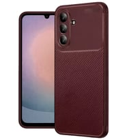 Galaxy A36 Kılıf Auto Focus Karbon Kapak - Bordo