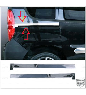 DOBLO 2 SÜRGÜLÜ KAPI CITASI KROM 2 PARÇA 2010 2011 2013 2014 2015