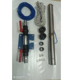 4SD6/8 1 HP ALARKO TRİFAZE 15 MT YASSI KABLOLU  30 MT HALATLI ÇİFT VANALI AKITMA BAŞLIKLI  TAKIM DALGIÇ POMPA