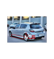 OPEL ASTRA H GTX MARŞPİYEL SAĞ SOL TAKIM FİBERGLASS BOYASIZ