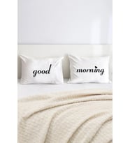 Good Morning Pamuklu Çift Kişilik 50x70 cm Yastık Kılıfı Seti
