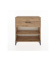 Arges Şifonyer Tek Raflı Tek Çekmeceli 88x30x96 Çam-Çam