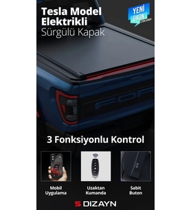 Ranger 4 Wildtrak Tesla Model Elektrikli Sürgülü Kapak 2023 Üzeri