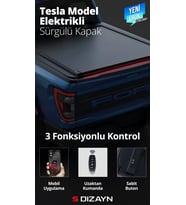 Ranger 4 Wildtrak Tesla Model Elektrikli Sürgülü Kapak 2023 Üzeri