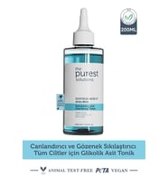 The Purest Solutions Canlandırıcı Ve Gözenek Sıkılaştırıcı Tüm Ciltler Için Glikolik Asit Tonik 200 Ml