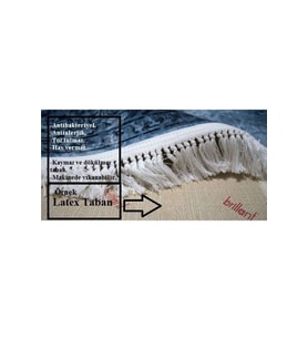Brillant İpek Latex Kaymaz Taban Çocuk Halısı-POLICE HJ11721.801-(160x230) (Yeşil)