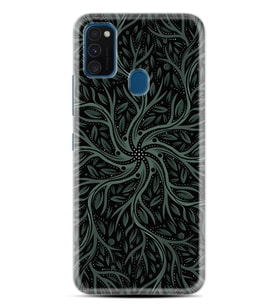 Samsung M21 M22 M23 M30 M31S M32 Kılıf Desenli Silikon Sarmaşıklar 1675
