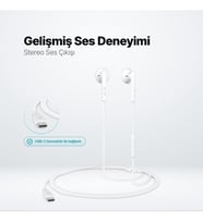 Rio 2 USB-C Stereo Mikrofonlu Kulakiçi Kulaklık