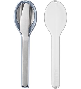 Mepal - 3 Parçalı Ellipse Çatal Bıçak Takımı - Yolculuk İçin Seyahat Kılıflı Set - Bıçak, Çatal Ve K (Çok Renkli)