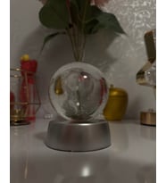 3D Ledli Pilli Küre Astronot