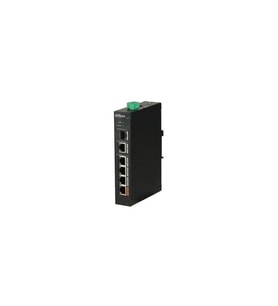 DAHUA 4port PoE 60w 1-SFP 10/100 Yönetilemez Endüstriyel Switch PFS3106-4ET-60