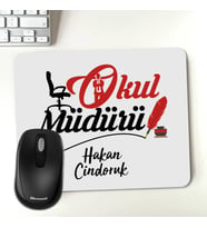 Kişiye Özel Okul Müdürüne Hediyelik Mousepad