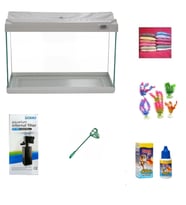 Kanki Pet 3518 Akvaryum Hazır Set Beyaz 35 CM