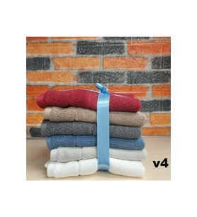 Özdilek Svv Border -6 LI- Kalın & Yumuşak Mutfak Havlusu (33x33) (Kırmızı)