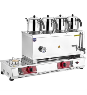 Remta 85 Model 4 Demlikli Tüplü(CE) Çay Ocağı 43 lt (Gri-Gri)
