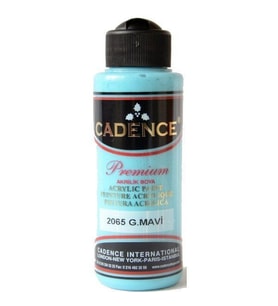 Cadence Premium Akrilik Boya 120 ml. 2065 Gök Mavi 