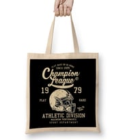American Football Champion League Athletic Division Football Bez Çanta Uzun Saplı