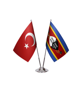 Esvatini İkili Masa Bayrağı