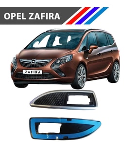 OTOZET Opel Zafira Çamurluk Sinyal Çerçevesi Takım Krom Siyah