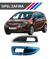 OTOZET Opel Zafira Çamurluk Sinyal Çerçevesi Takım Krom Siyah