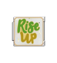 Ayağa Kalk (Rise Up) Çelik İtalyan Charm