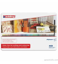 Edding 1300 Keçeli Grafik Kalemi (40 lı Metal Kutu)
