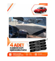 MAZDA 323 HATCHBACK BG KASA (1991-1995) Uyumlu Ön Torpido Koruma Kılıfı Halısı - Siyah